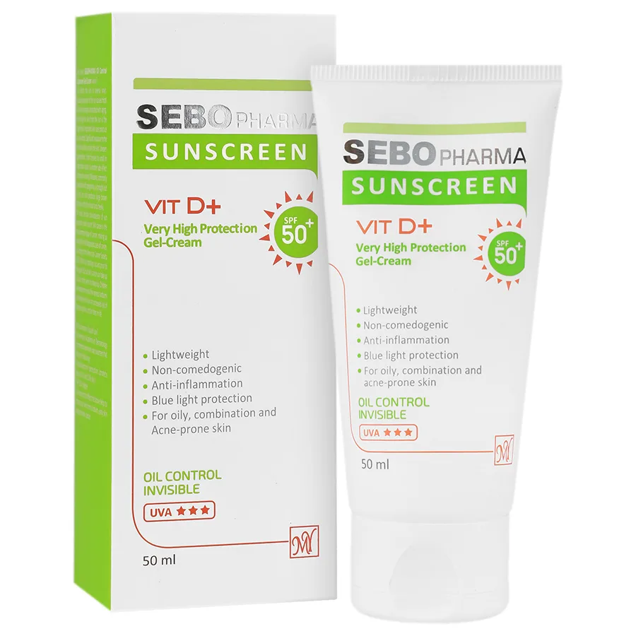 کرم ژل ضد آفتاب سبوفارما SPF50