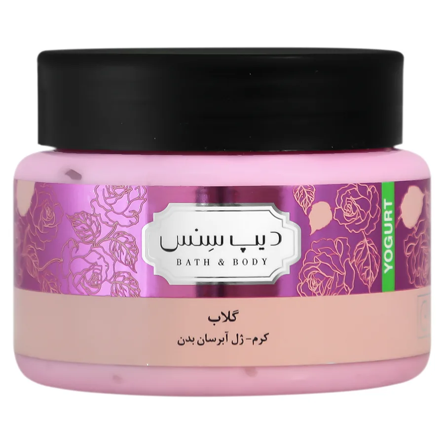 کرم ژل آبرسان بدن گلاب