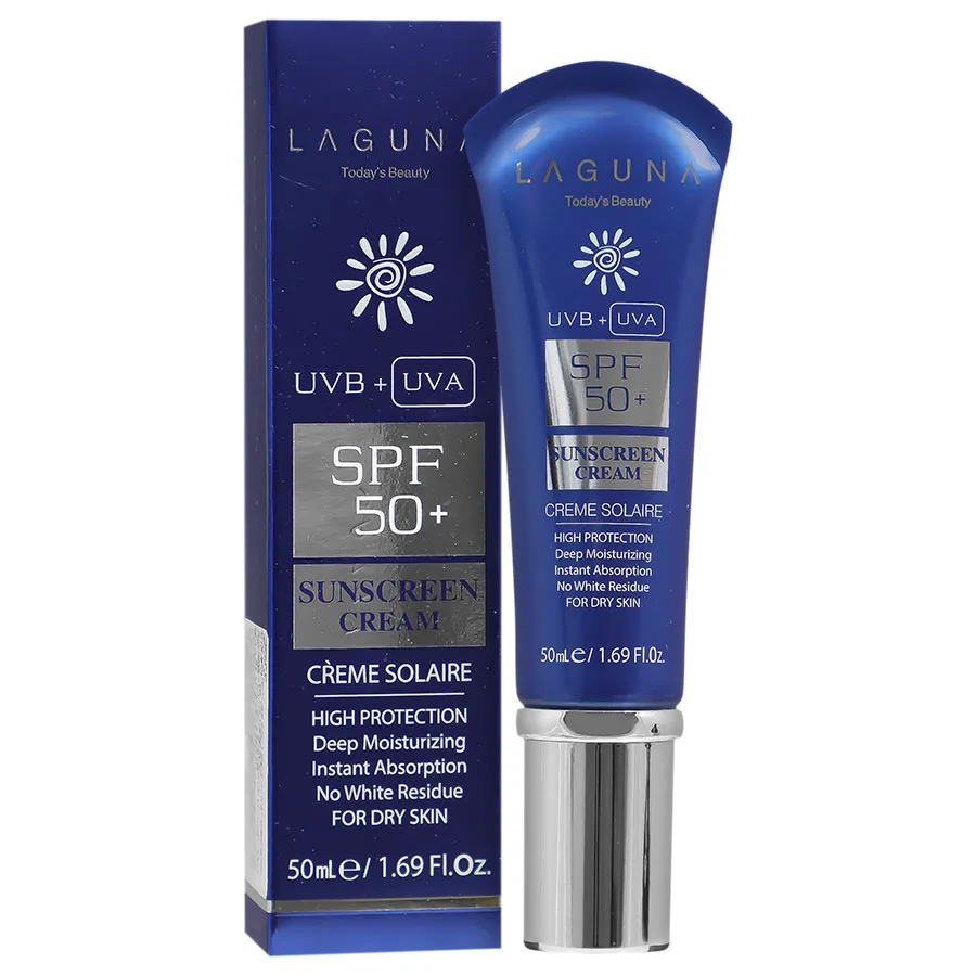 کرم ضد آفتاب پوست خشک SPF50 لاگونا