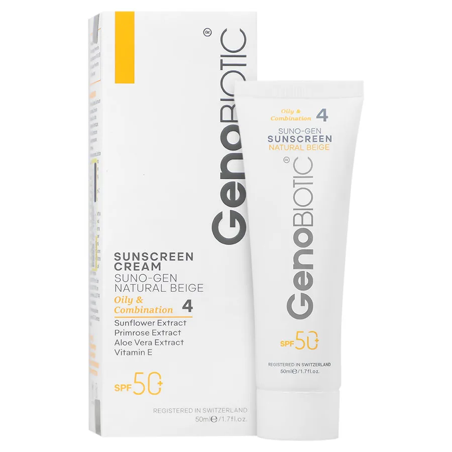 کرم ضد آفتاب پوست های چرب SPF50 سانو ژن