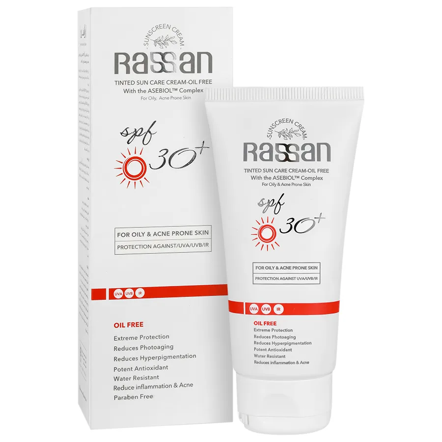 کرم ضد آفتاب رنگی فاقد چربی SPF30
