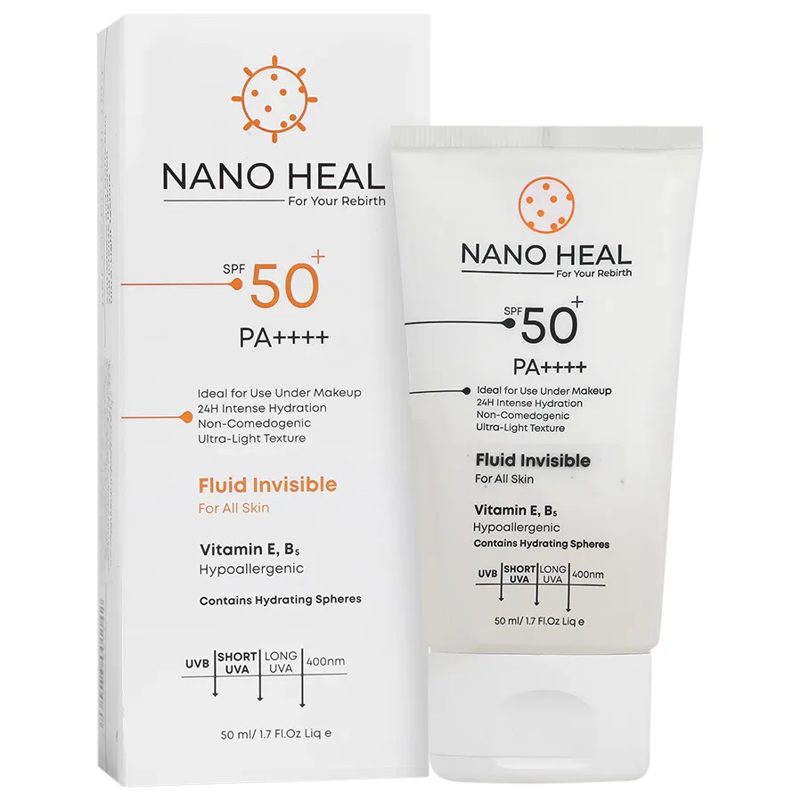 فلوئید ضد آفتاب انواع پوست SPF50