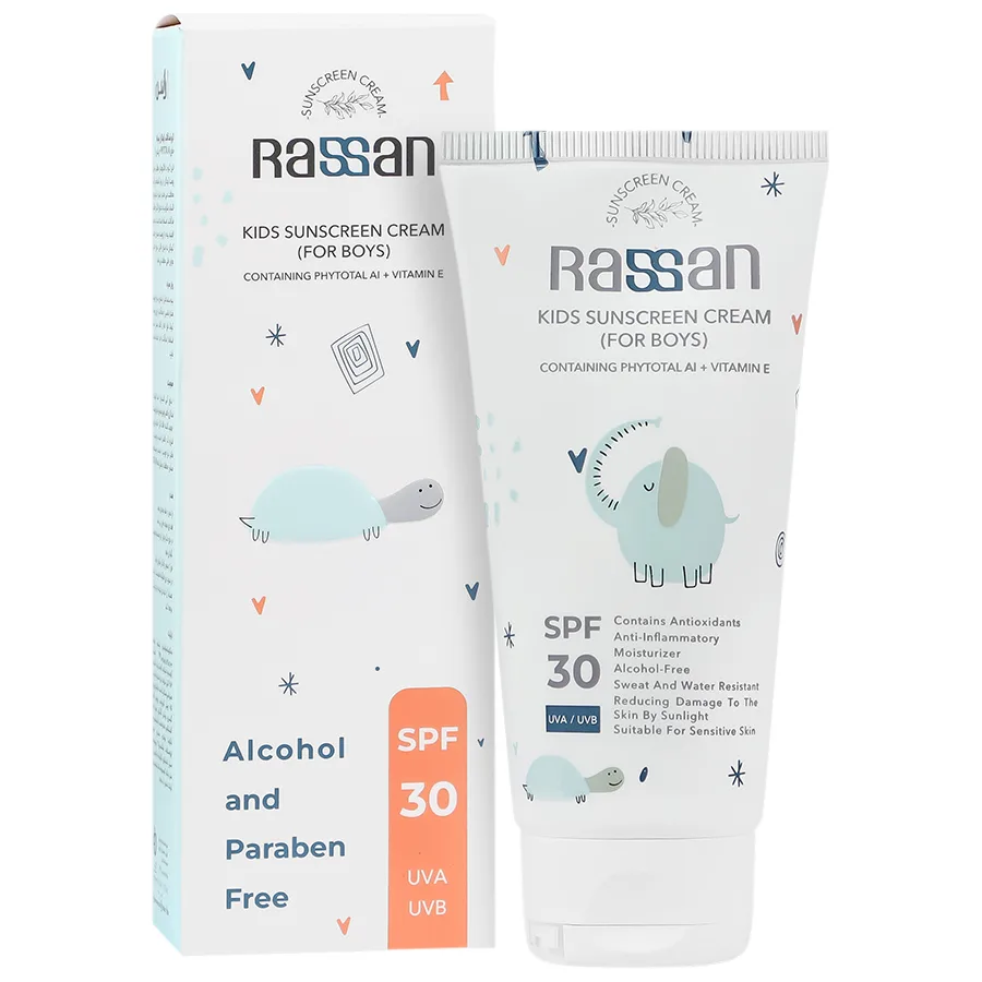 کرم ضد آفتاب کودکان پسرانه SPF30